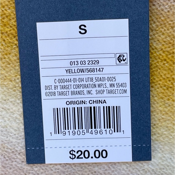 #074, Universal Thread short sleeve striped sweater, NWT, size S - Picture 5 of 5